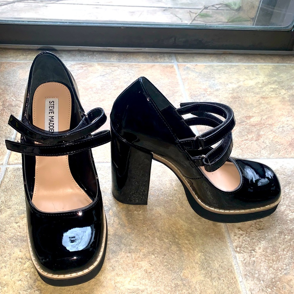 Steve Madden Mary Jane Platform Heels